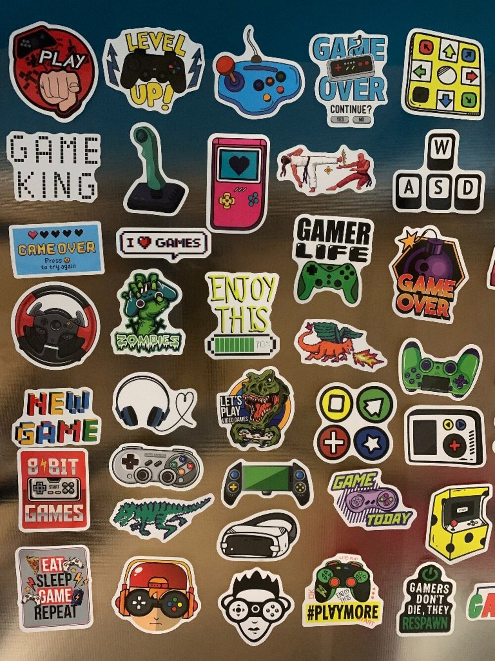 Games Vinyl Stickers Pack - 50 Pieces